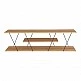 Έπιπλο τηλεόρασης Tars pakoworld sonoma-μαύρο 120x30x33εκ Έπιπλο τηλεόρασης Tars pakoworld sonoma-μαύρο 120x30x33εκ