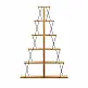 Βιβλιοθήκη mini Tars pakoworld sonoma-μαύρο 130x22x146εκ Βιβλιοθήκη mini Tars pakoworld sonoma-μαύρο 130x22x146εκ