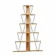 Βιβλιοθήκη mini Tars pakoworld sonoma-μαύρο 130x22x146εκ Βιβλιοθήκη mini Tars pakoworld sonoma-μαύρο 130x22x146εκ