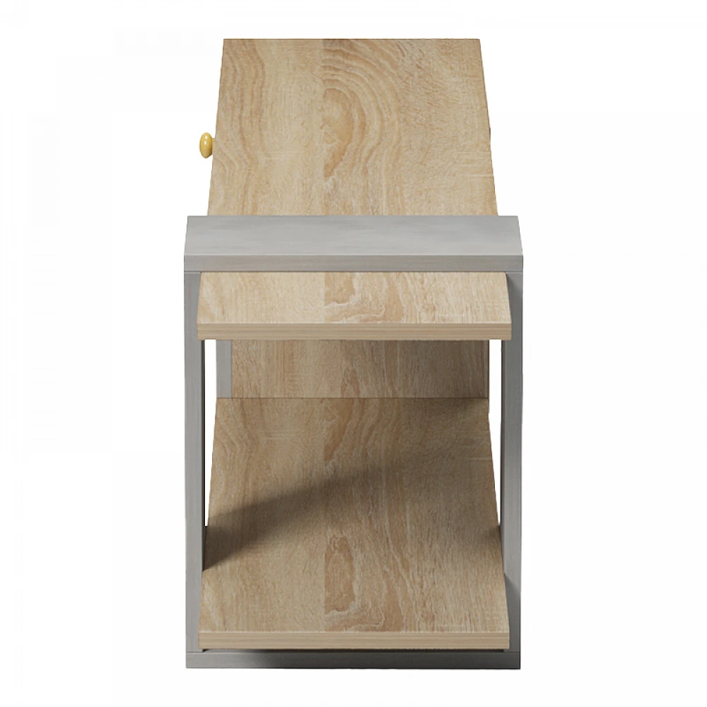 Έπιπλο τηλεόρασης Standi pakoworld σε sonoma-γκρι cement απόχρωση 120x25x36.8εκ Έπιπλο τηλεόρασης Standi pakoworld σε sonoma-γκρι cement απόχρωση 120x25x36.8εκ