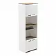 Ντουλάπα κουζίνας Rowan pakoworld σε λευκή-sonoma απόχρωση 60x42x182εκ
