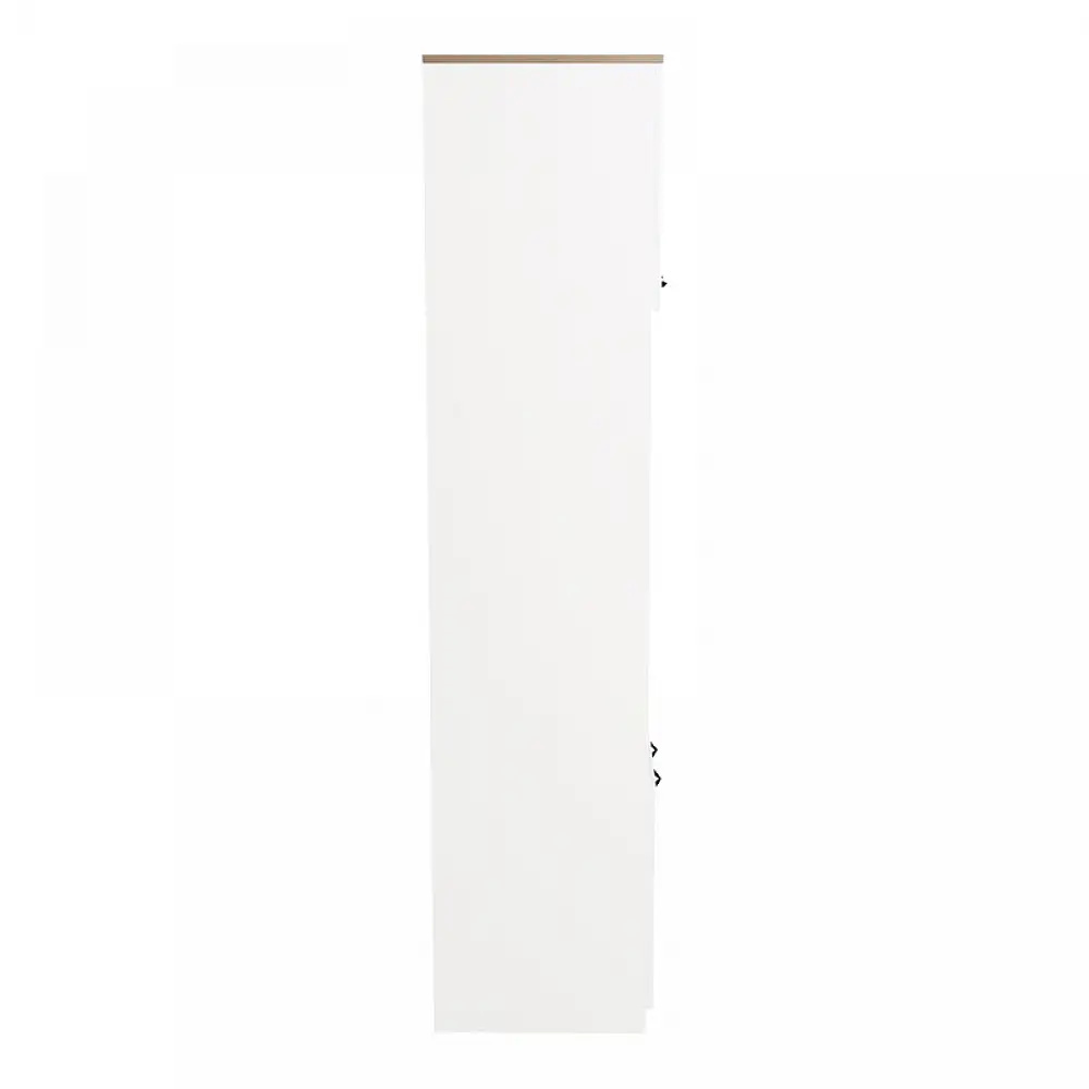 Ντουλάπα κουζίνας Rowan pakoworld σε λευκή-sonoma απόχρωση 60x42x182εκ