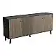 Μπουφές Tuscany pakoworld sonoma-ανθρακί 180x40x78.6εκ
