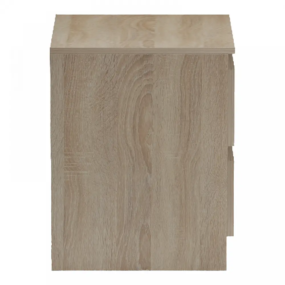 Κομοδίνο Verena pakoworld sonoma-ανθρακί 40x40x50εκ