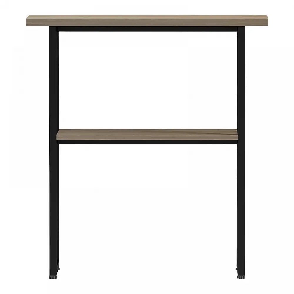 Κονσόλα Solain pakoworld sonoma-μαύρο μέταλλο 79x29x85εκ