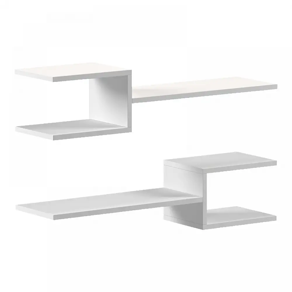 Ραφιέρα τοίχου Galler pakoworld λευκό 79x19.5x18εκ