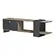 Έπιπλο τηλεόρασης Standi pakoworld σε sonoma-ανθρακί 120x25x36.8εκ