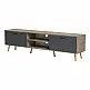 Έπιπλο τηλεόρασης Gorna pakoworld sonoma-ανθρακί 180x35x48.6εκ