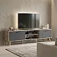 Έπιπλο τηλεόρασης Gorna pakoworld sonoma-ανθρακί 180x35x48.6εκ