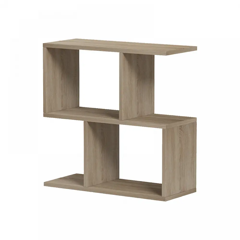 Βοηθητικό τραπέζι-βιβλιοθήκη Wesmol pakoworld sonoma 50x20x50εκ