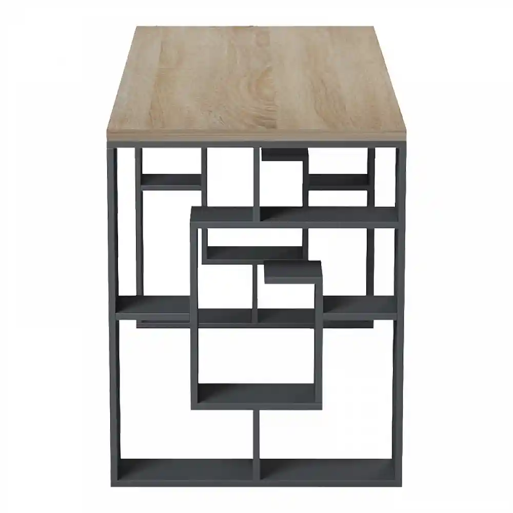 Γραφείο εργασίας Lovet pakoworld ανθρακί-sonoma 140x60x72εκ