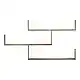 Ραφιέρα τοίχου Tiber pakoworld sonoma 120x22x67εκ