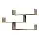 Ραφιέρα τοίχου Tiber pakoworld sonoma 120x22x67εκ