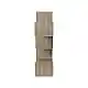 Ραφιέρα τοίχου Tiber pakoworld sonoma 120x22x67εκ