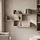Ραφιέρα τοίχου Tiber pakoworld sonoma 120x22x67εκ