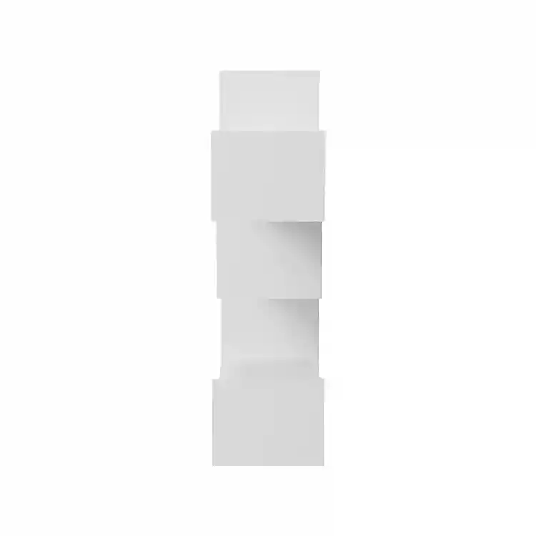 Ραφιέρα τοίχου Tiber pakoworld λευκή 120x22x67εκ