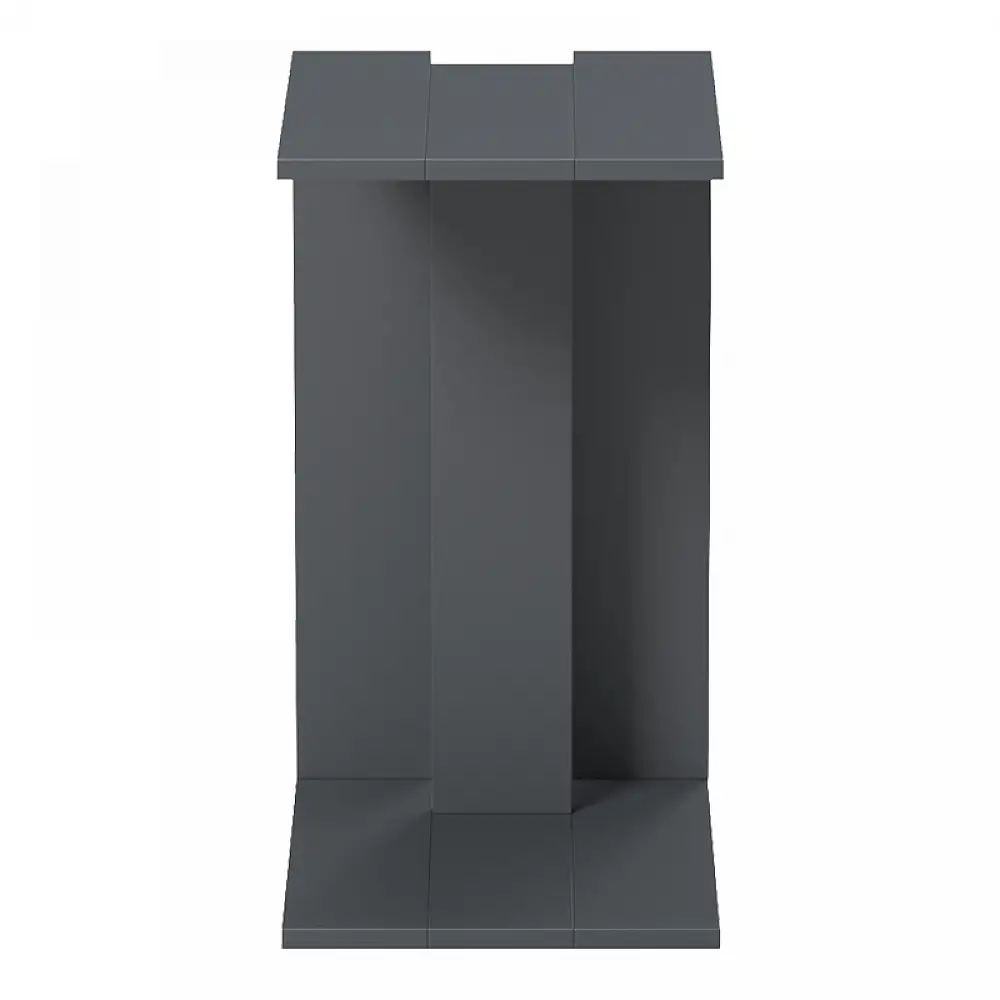 Βοηθητικό τραπέζι Muju pakoworld ανθρακί  30x40x55εκ