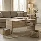 Τραπέζι σαλονιού Felina pakoworld sonoma 100x50x45εκ
