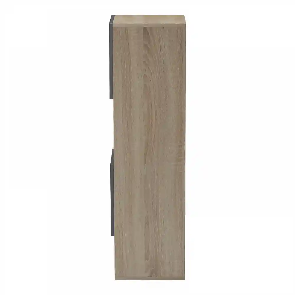 Σύνθετο σαλονιού Defry pakoworld sonoma-ανθρακί 177.5x31.5x110εκ
