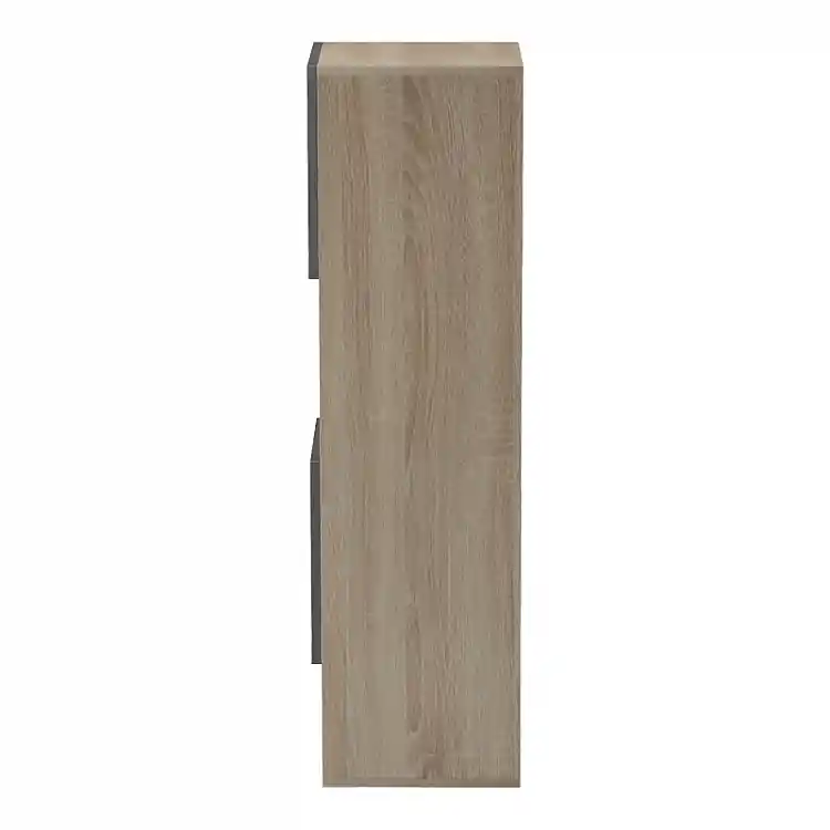 Σύνθετο σαλονιού Defry pakoworld sonoma-ανθρακί 177.5x31.5x110εκ