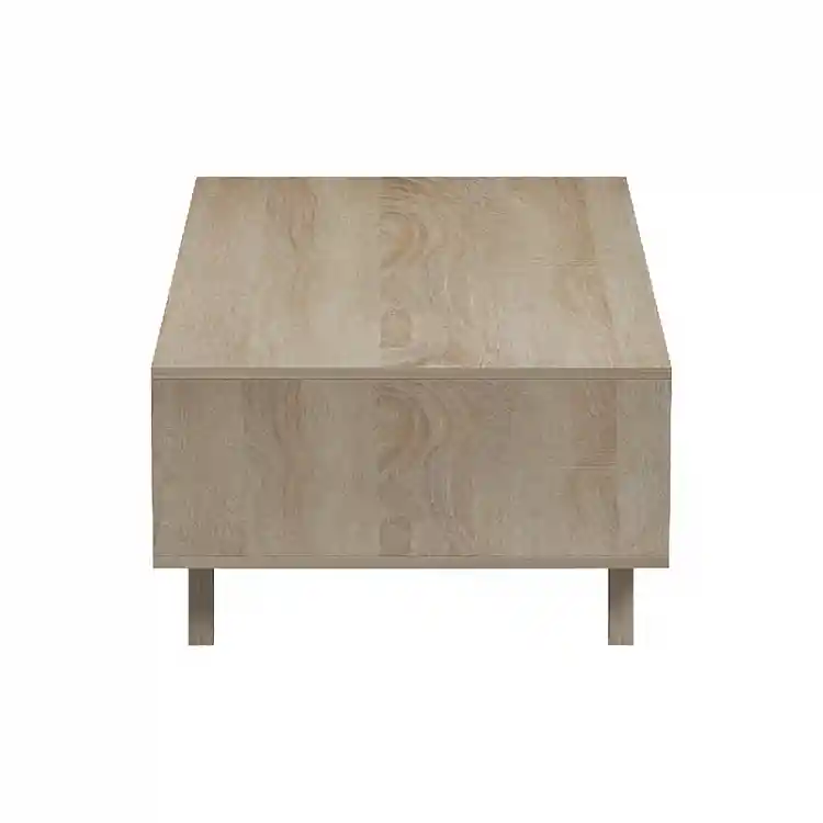 Τραπέζι σαλονιού Elonza pakoworld sonoma-ανθρακί 120x60x36εκ
