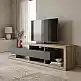 Έπιπλο τηλεόρασης Arbero pakoworld ανθρακί-sonoma 198x40x45εκ