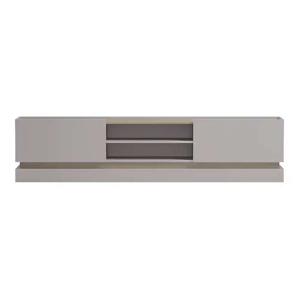 Έπιπλο τηλεόρασης Wendo pakoworld taupe-sonoma 200x37x47εκ