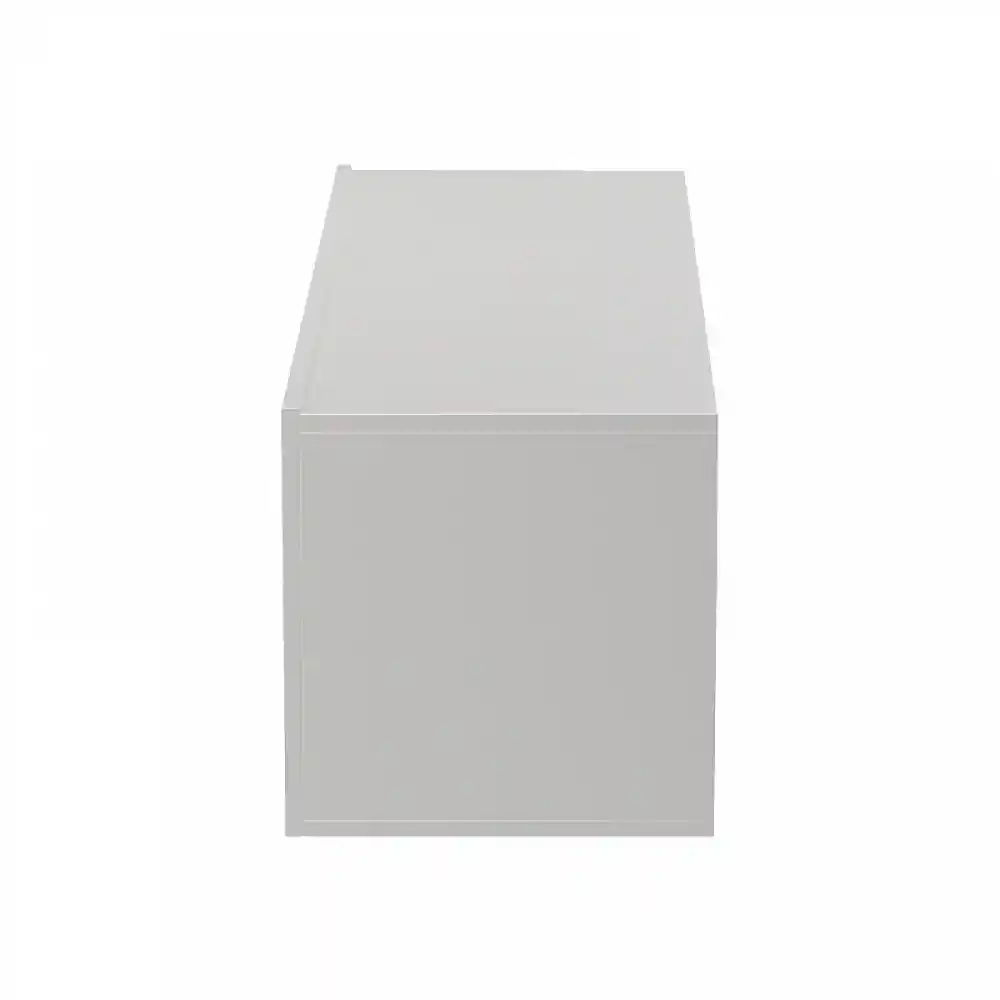 Έπιπλο τηλεόρασης επιτοίχιο Olande pakoworld sonoma-λευκό 210x35x48εκ