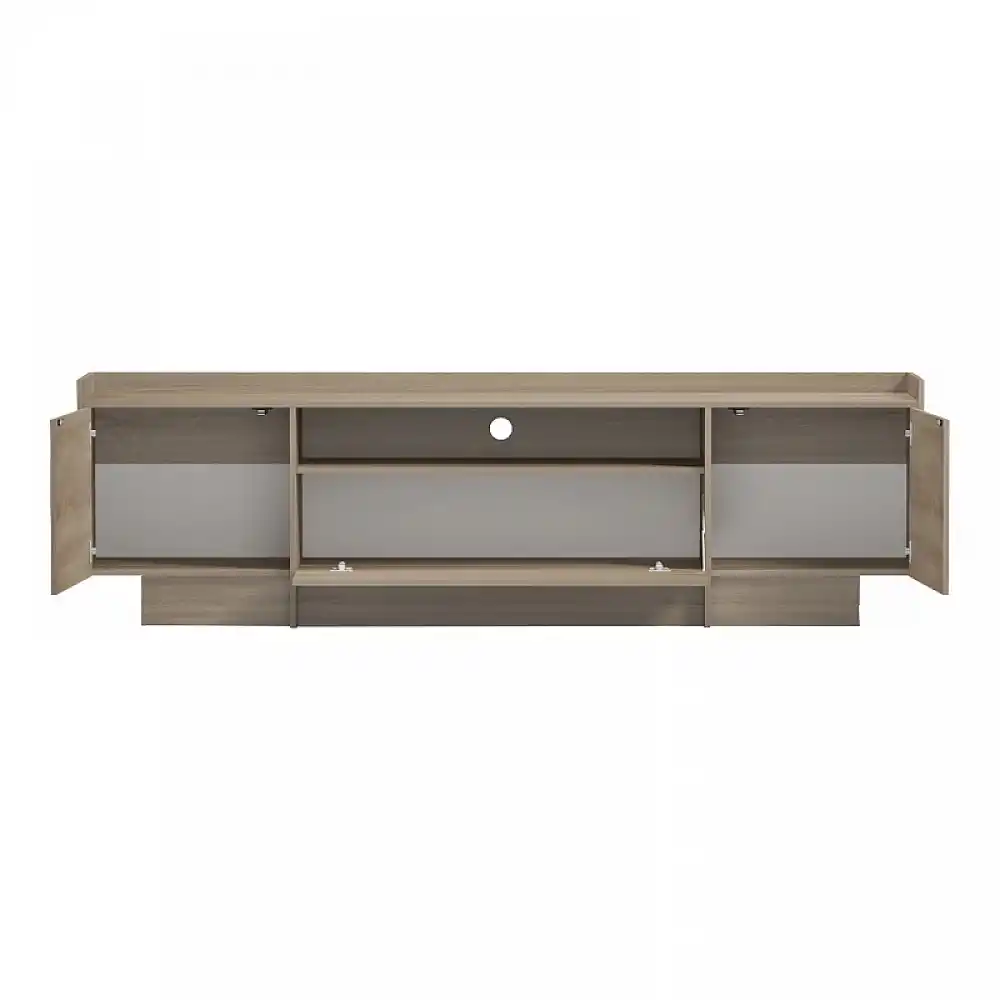 Έπιπλο τηλεόρασης Derden pakoworld sonoma 197x38x58εκ