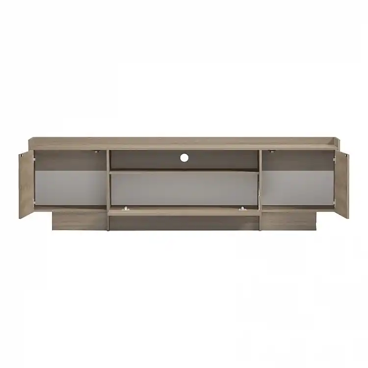 Έπιπλο τηλεόρασης Derden pakoworld sonoma 197x38x58εκ