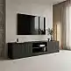 Έπιπλο τηλεόρασης Lemardo pakoworld μαύρο 180x40x40εκ