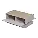 Τραπέζι σαλονιού Wendo pakoworld taupe-sonoma 97x60x40εκ
