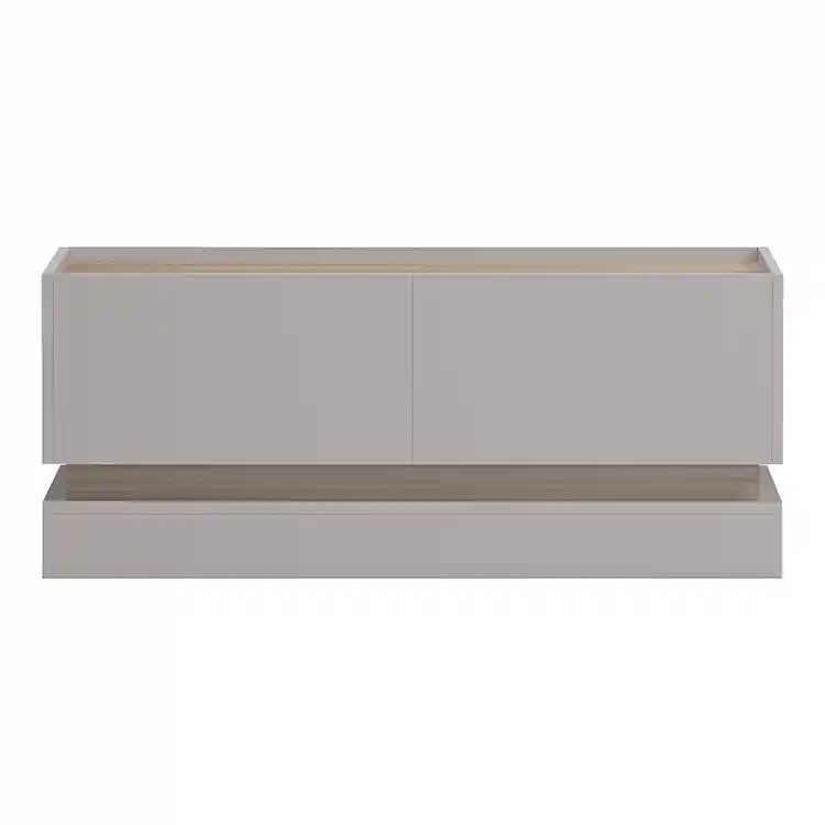 Τραπέζι σαλονιού Wendo pakoworld taupe-sonoma 97x60x40εκ