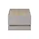 Τραπέζι σαλονιού Wendo pakoworld taupe-sonoma 97x60x40εκ