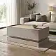 Τραπέζι σαλονιού Wendo pakoworld taupe-sonoma 97x60x40εκ