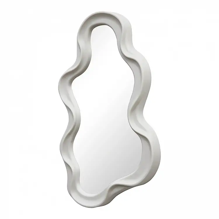 Καθρέπτης Liquid pakoworld pp σε λευκή απόχρωση 26x2.7x39εκ