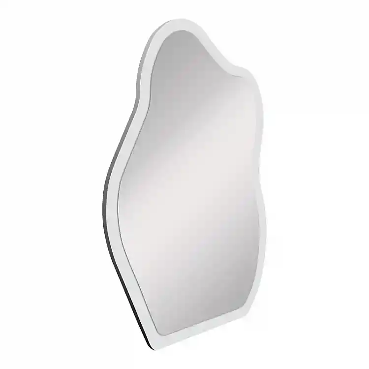 Καθρέπτης Evanthia pakoworld λευκό MDF 36x1.2x56 εκ