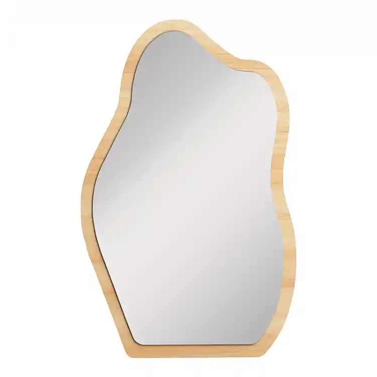 Καθρέπτης Evanthia pakoworld MDF σε φυσική απόχρωση 36x1.2x56 εκ