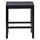 Σκαμπό Ridley pakoworld ξύλο-pu μαύρο 51x34x61.5εκ Σκαμπό Ridley pakoworld ξύλο-pu μαύρο 51x34x61.5εκ