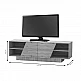 Έπιπλο τηλεόρασης Stevie pakoworld sonoma 160x40x50εκ Έπιπλο τηλεόρασης Stevie pakoworld sonoma 160x40x50εκ