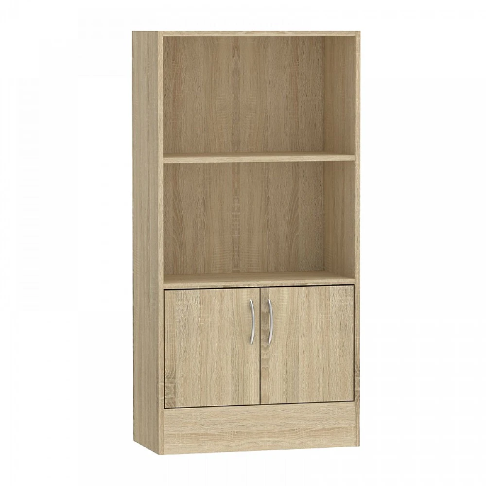 Βιβλιοθήκη Negan pakoworld sonoma μελαμίνης 60x30x120εκ