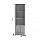 Βιβλιοθήκη Negan pakoworld sonoma μελαμίνης 57x33x180εκ Βιβλιοθήκη Negan pakoworld sonoma μελαμίνης 57x33x180εκ