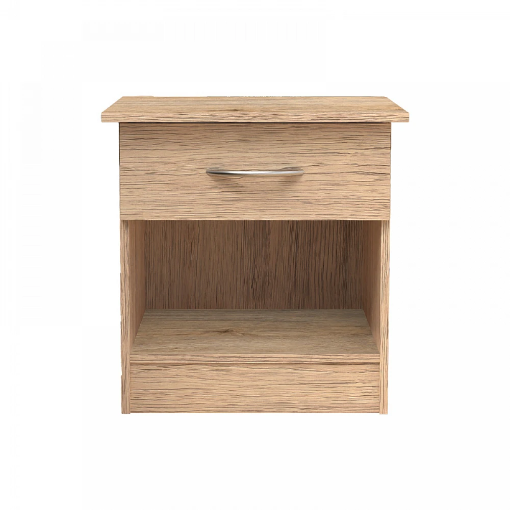 Κομοδίνο Kona pakoworld σε oak απόχρωση 40x34x42εκ Κομοδίνο Kona pakoworld σε oak απόχρωση 40x34x42εκ