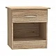 Κομοδίνο Kona pakoworld σε oak απόχρωση 40x34x42εκ Κομοδίνο Kona pakoworld σε oak απόχρωση 40x34x42εκ