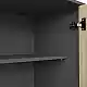 Μπουφές Billie pakoworld ανθρακί-sonoma 149x40x77εκ