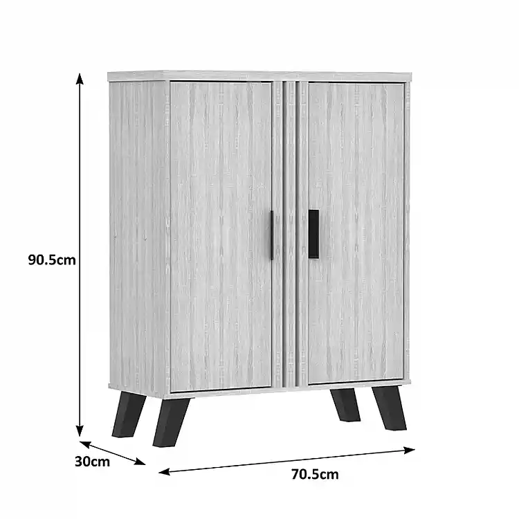 Παπουτσοθήκη-ντουλάπι Shoby pakoworld sonoma 70.5x30x91εκ