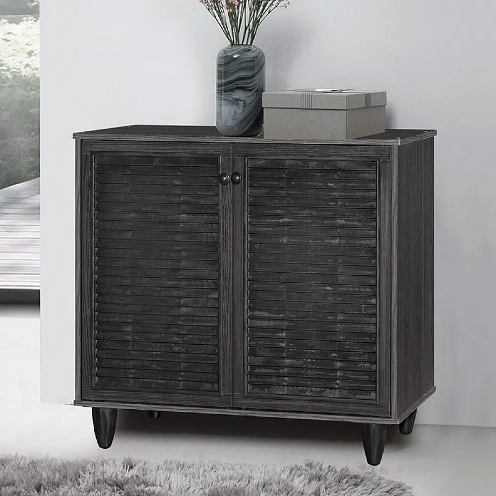 Παπουτσοθήκη-ντουλάπι Ronan pakoworld χρώμα wenge 70.5x35x66εκ Παπουτσοθήκη-ντουλάπι Ronan pakoworld χρώμα wenge 70.5x35x66εκ