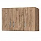 Πατάρι ντουλάπας Zelia pakoworld τρίφυλλο oak 90x42x60εκ Πατάρι ντουλάπας Zelia pakoworld τρίφυλλο oak 90x42x60εκ