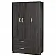 Ντουλάπα τρίφυλλη και πατάρι Zelia pakoworld wenge 90x42x240εκ. Ντουλάπα τρίφυλλη και πατάρι Zelia pakoworld wenge 90x42x240εκ.