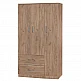 Ντουλάπα τρίφυλλη και πατάρι Zelia pakoworld φυσικό 90x42x240εκ. Ντουλάπα τρίφυλλη και πατάρι Zelia pakoworld φυσικό 90x42x240εκ.